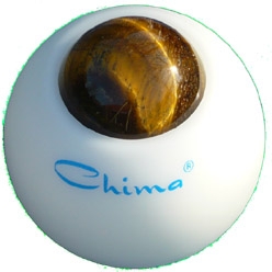 Chima Massage Roller with Tigereye - for Virgo (The Maiden) acc. to Astrological sign