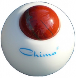 Chima Massage Roller with Red Jaspis, for Aries (The Ram) acc. to Astrological sign